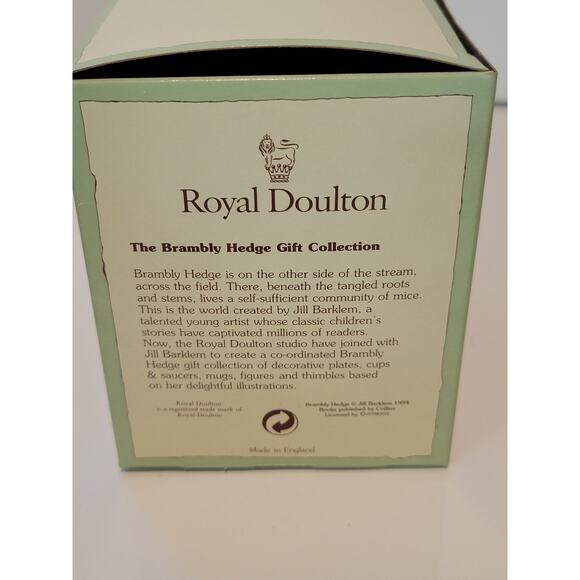 Royal Doulton Brambly Hedge The WEDDING Tea Cup Only 1983 Jill Barklem Box - Picture 9 of 13